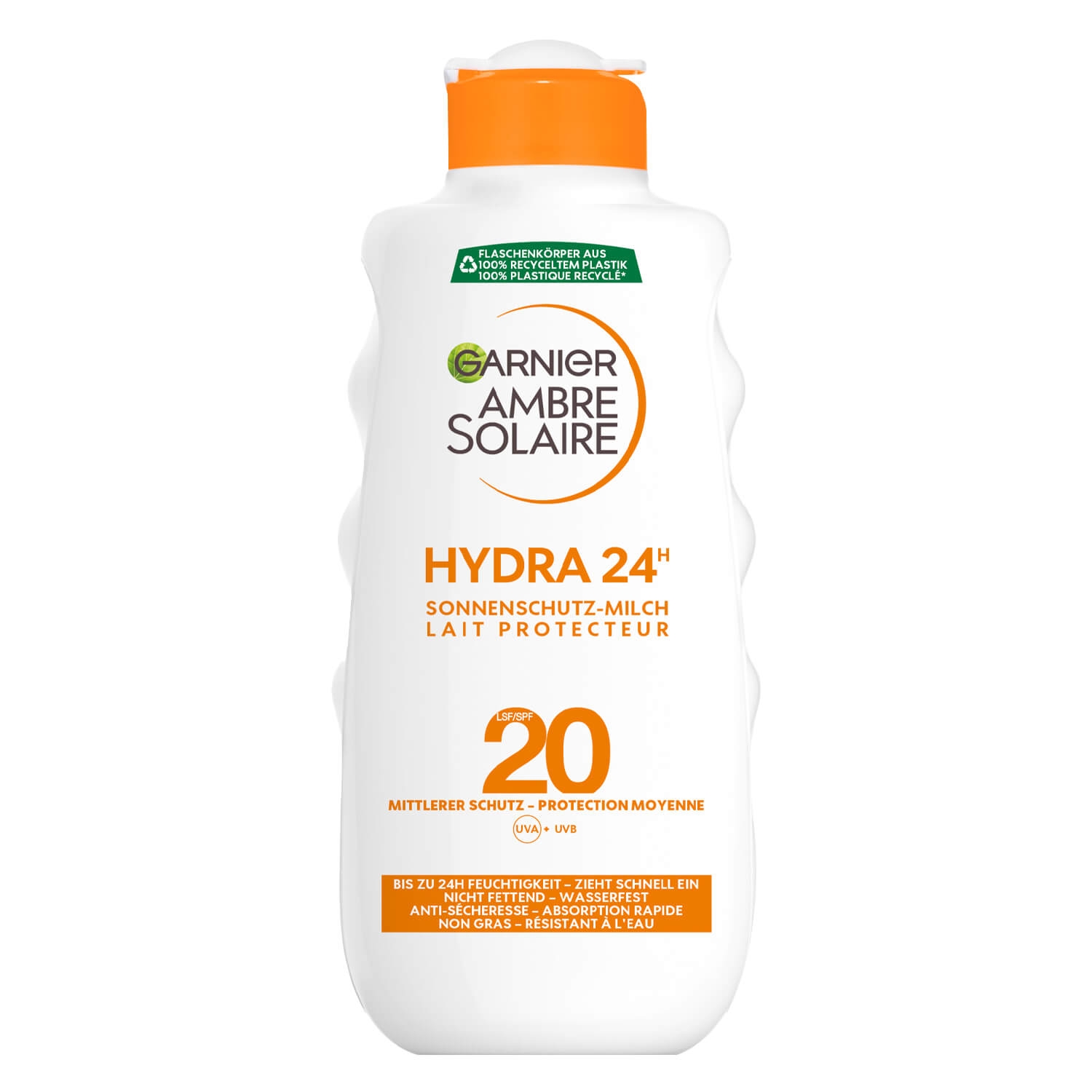 Product image from Ambre Solaire - Sonnenschutz-Milch LSF20 Hydra 24h