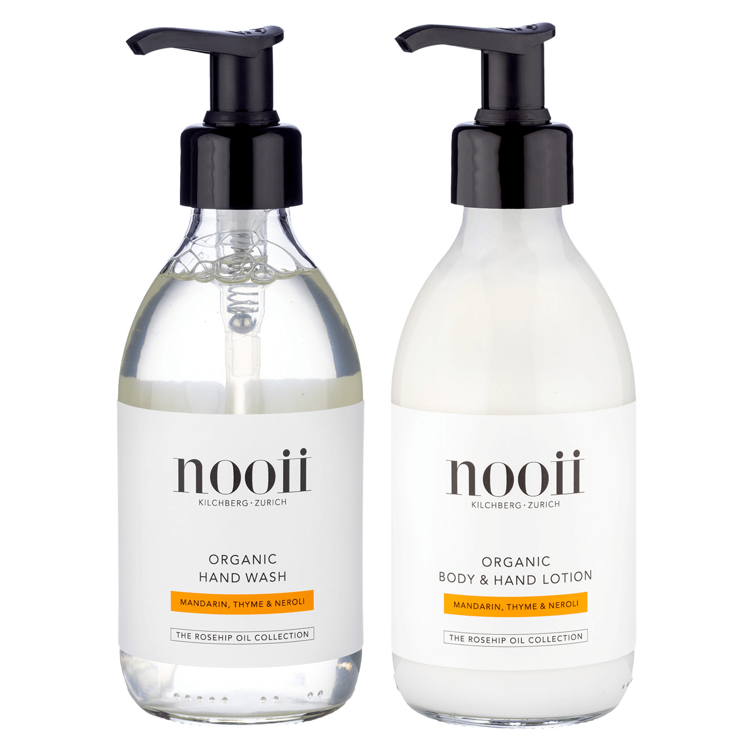 Product image from nooii Organic - Body & Hand Set Mandarin, Thyme & Neroli