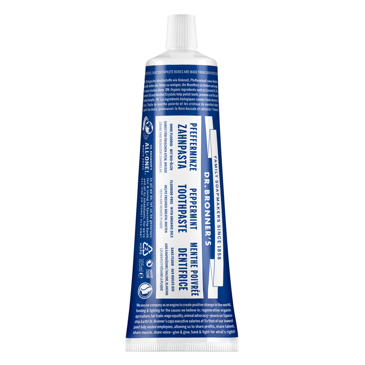 Product image from DR. BRONNER'S - Toothpaste Peppermint