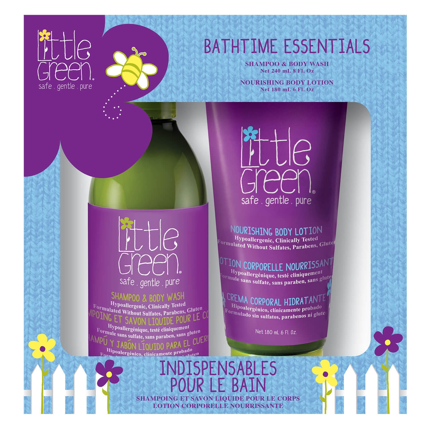 Image du produit de Little Green Kids - Bathtime Essentials Duo