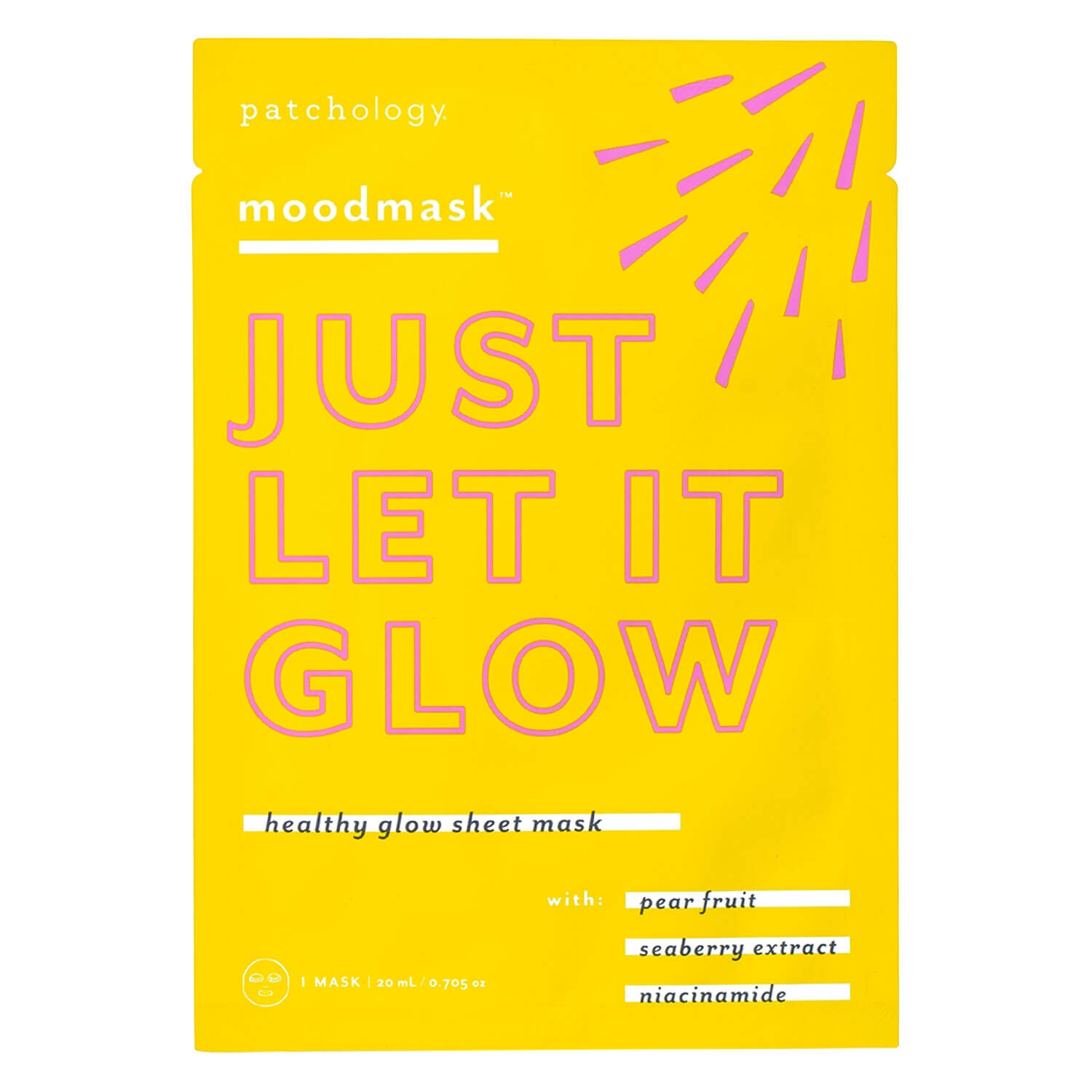 Product image from MoodMask - Just Let It Glow Sheet Mask