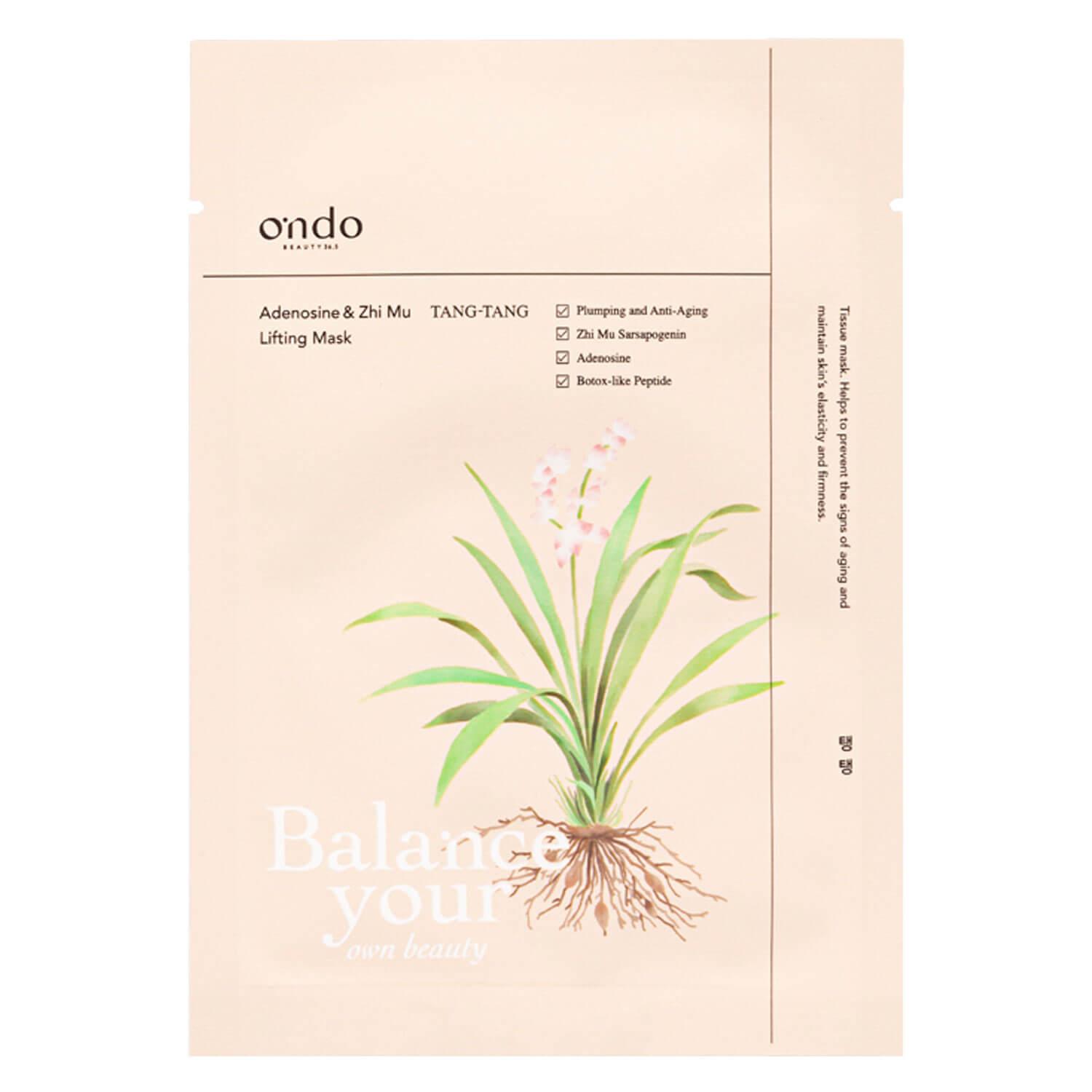 ondo Beauty 36.5 - Adenosine & Zhi Mu Lifting Mask