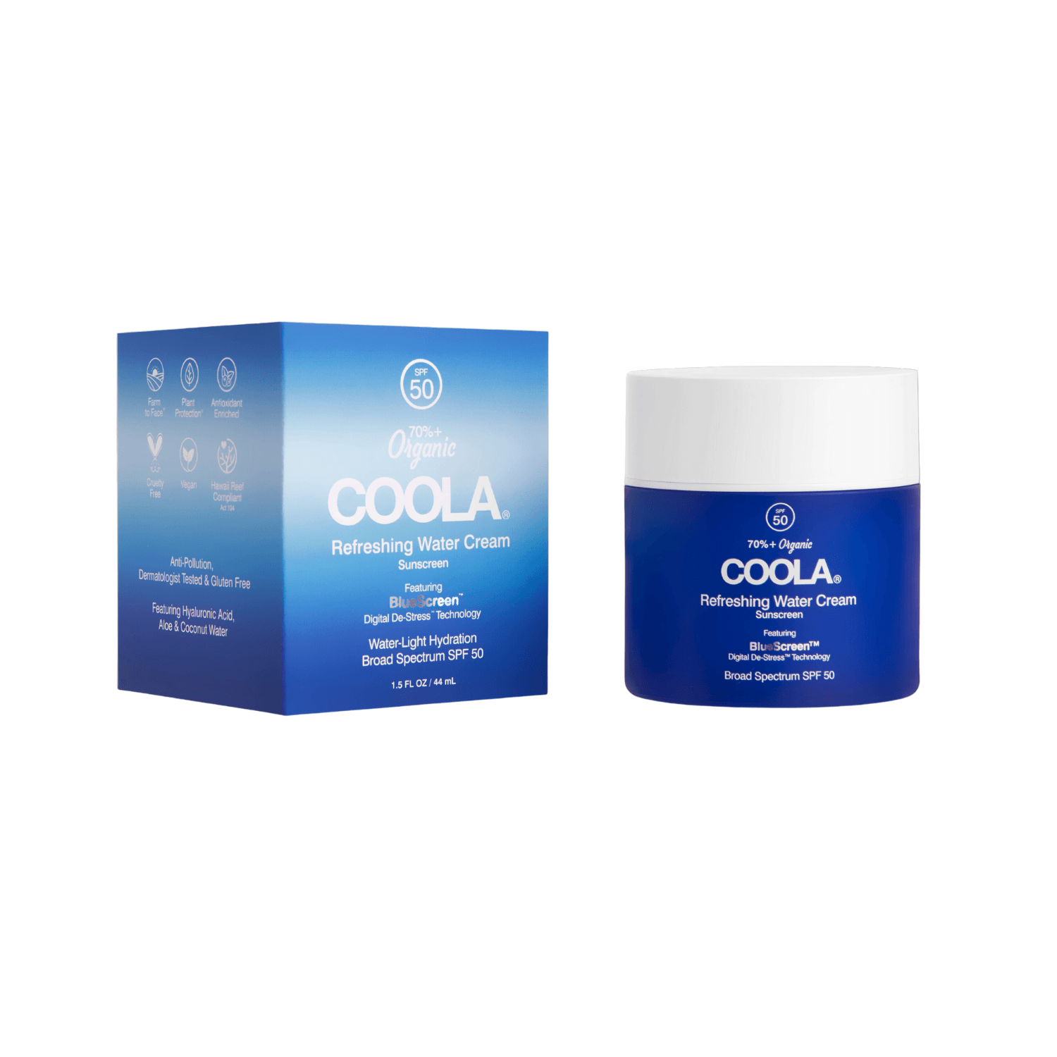 Image du produit de COOLA - Refreshing Water Cream Organic Face Sunscreen SPF 50