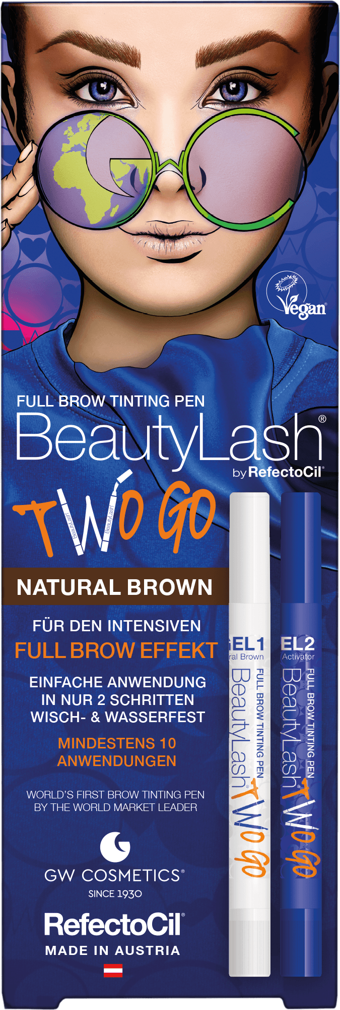 Full Brow Tinting Pen Two Go - Natural Brown