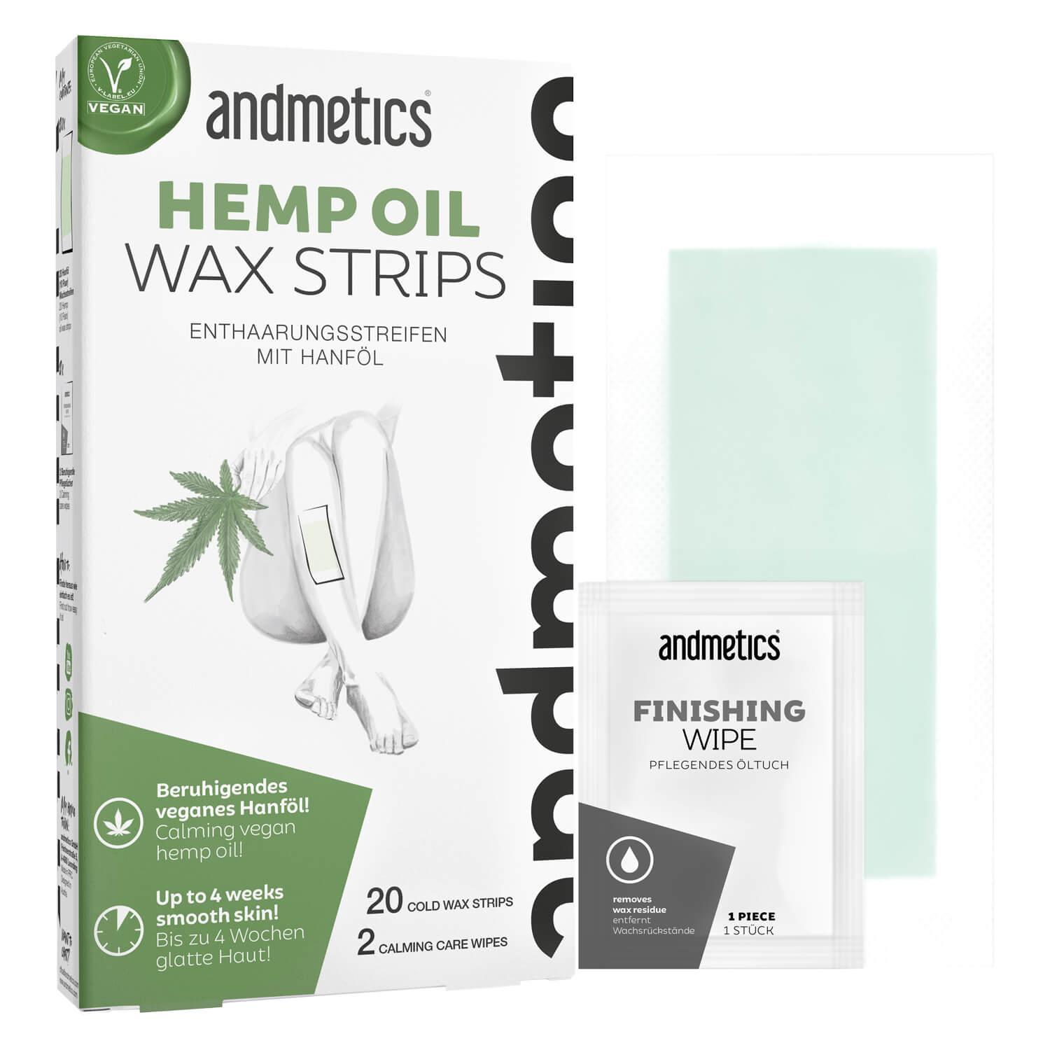 andmetics - Hemp Oil Wax Strips