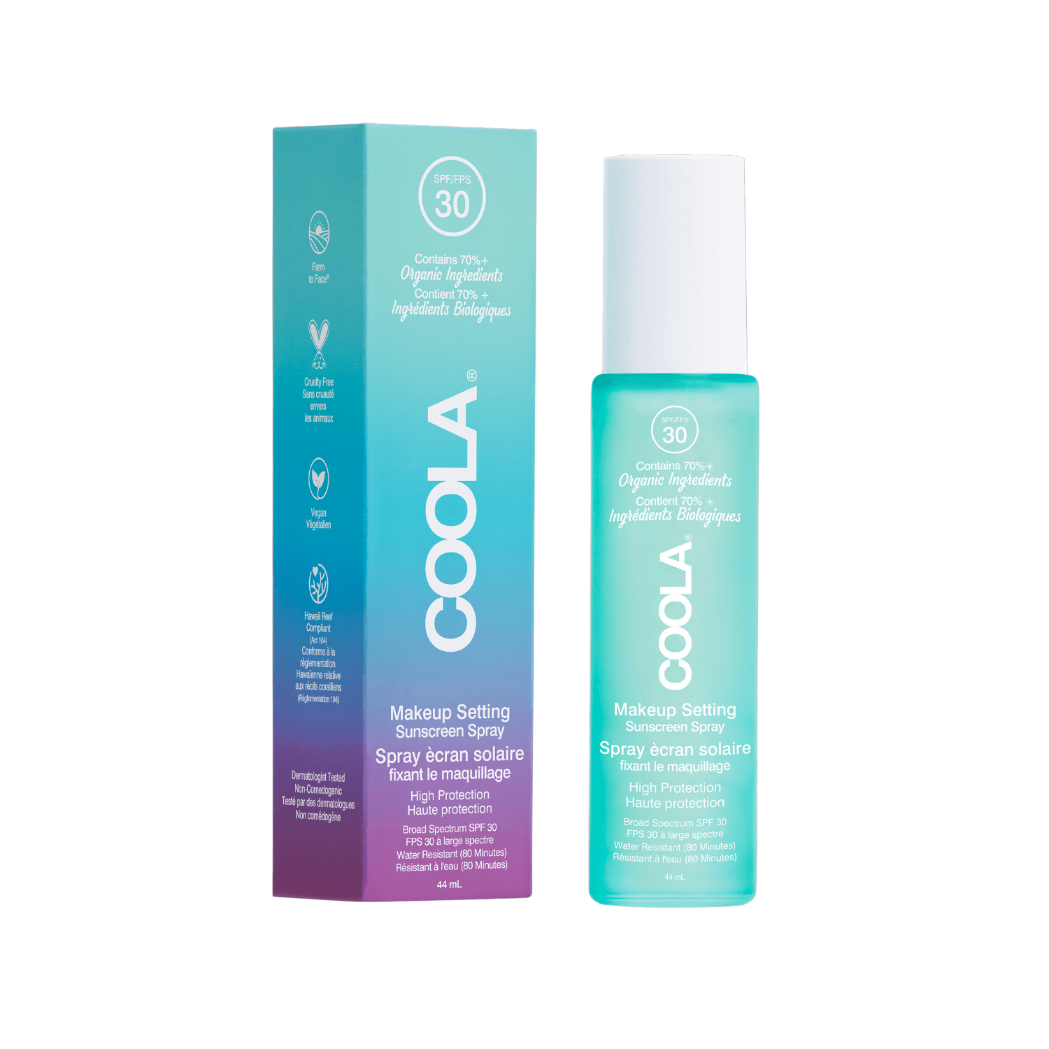 Image du produit de COOLA - Makeup Setting Spray Organic Sunscreen SPF30