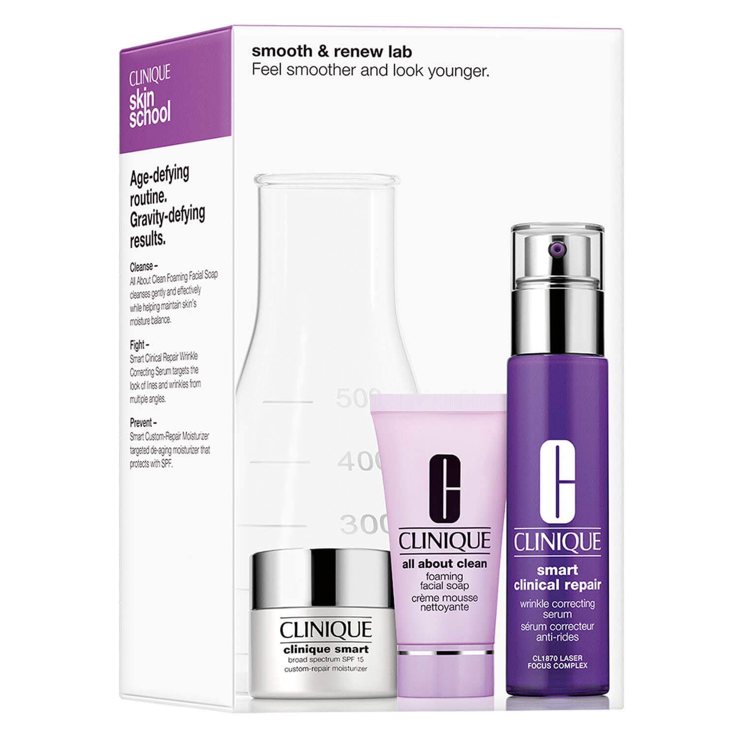 Product image from Clinique Set - Smooth and Renew Lab Set