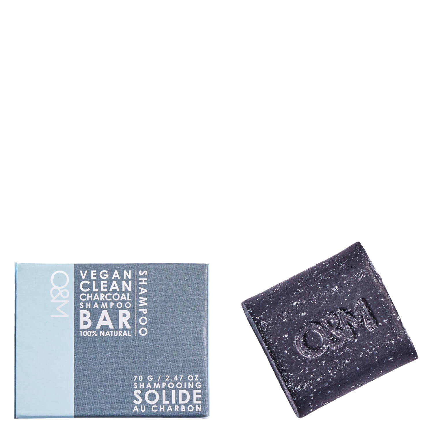 Image du produit de O&M Haircare - Charcoal Shampoo Bar Solide
