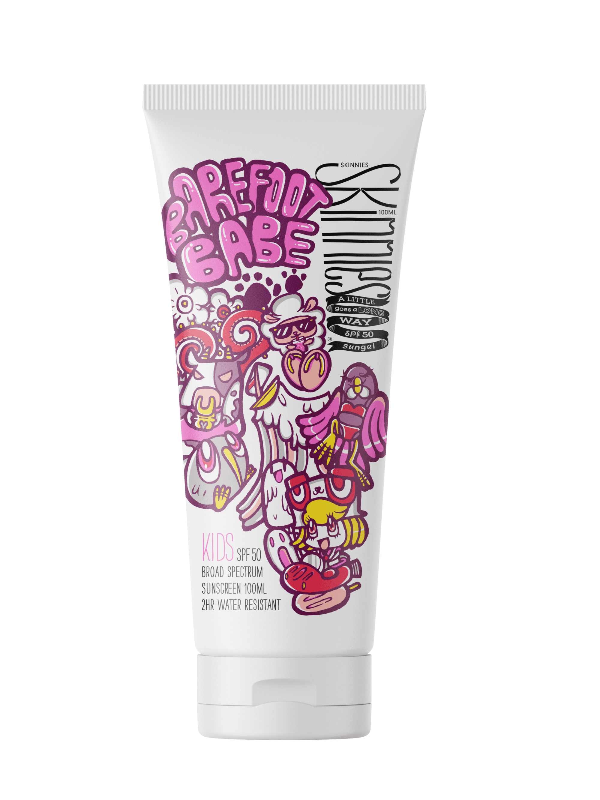 Skinnies - Gel Solaire Kids Barefoot Babe SPF50