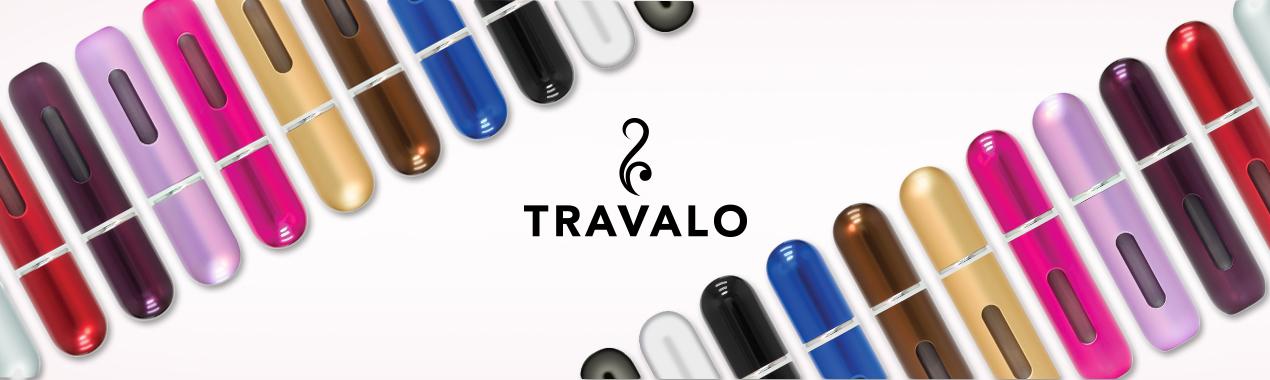 Brand banner from Travalo
